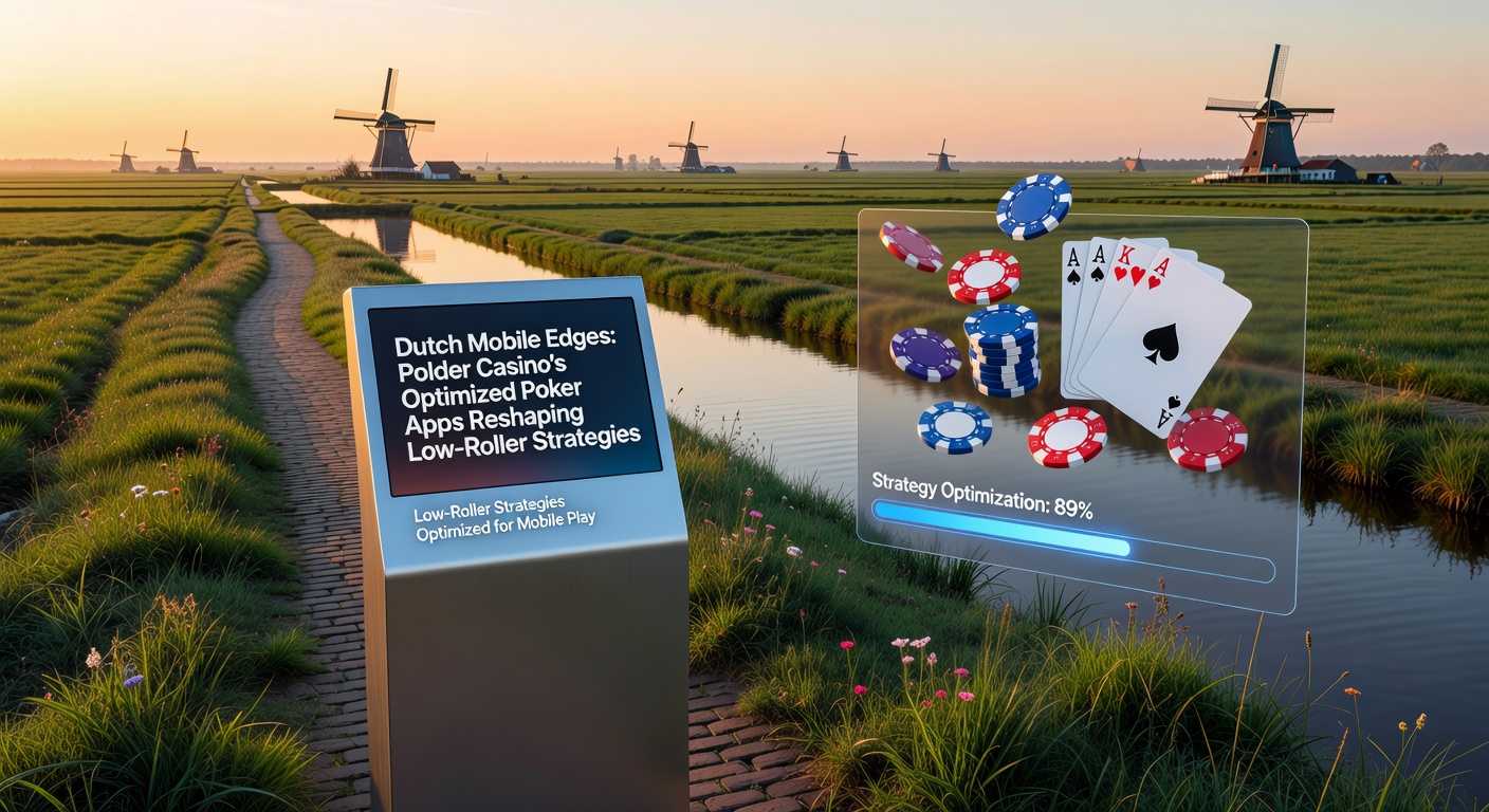 Grafiek met statistieken over low-roller winrates op Polder Casino's mobiele pokerapp, inclusief vergelijkingen met desktop in de Nederlandse markt