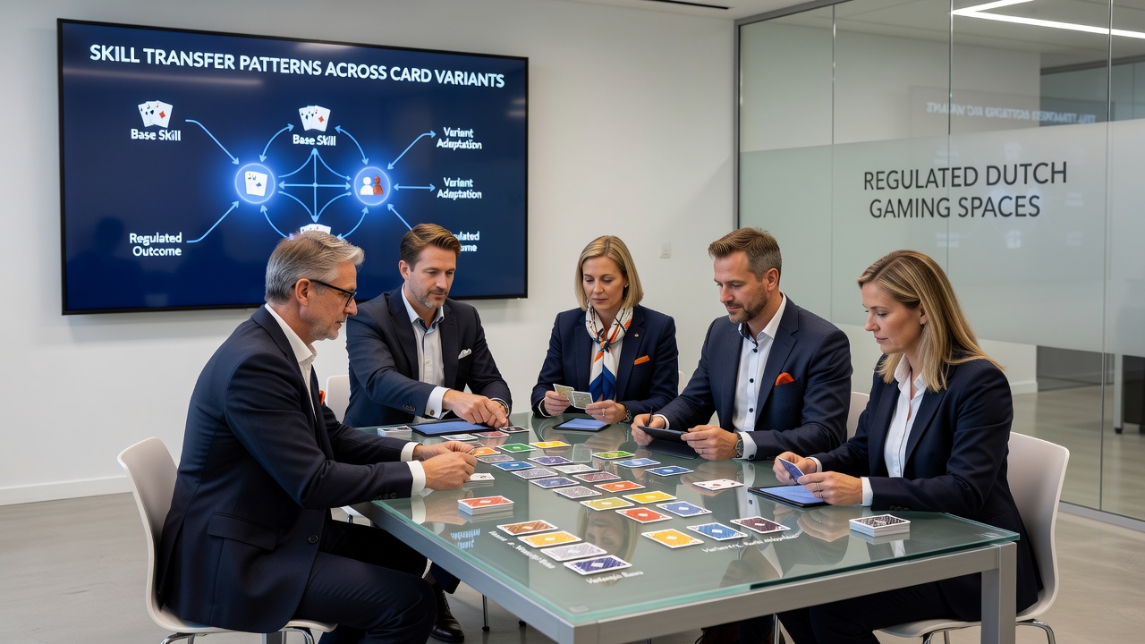 Grafiek die patronen van vaardigheidsoverdracht toont in Nederlandse gaming context